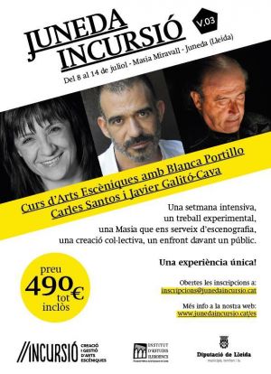 JUNEDA INCURSIÓ, un curs intensiu amb Carles Santos